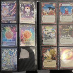 Dragonball Z Super TCG Binder Lot Foil SR Rare Common Uncommon Promo Bulk Empty Boxes Included 