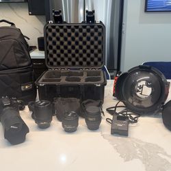 Nikon D7100 with multiple lens & Ikelite housing and accessories - PICKUP ONLY