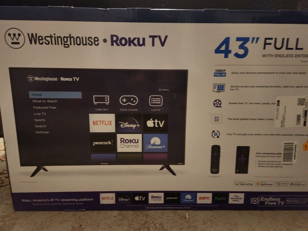 Westinghouse 43" Roku TV