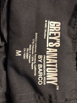 Grey’s Anatomy size Medium Scrubs