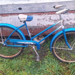 VINTAGE COLUMBIA 26" INCH GIRLS WOMAN'S BIKE AS FOUND $$45 BUCKS 