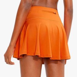 Tennis Orange Mini Skirt Brand New 10$