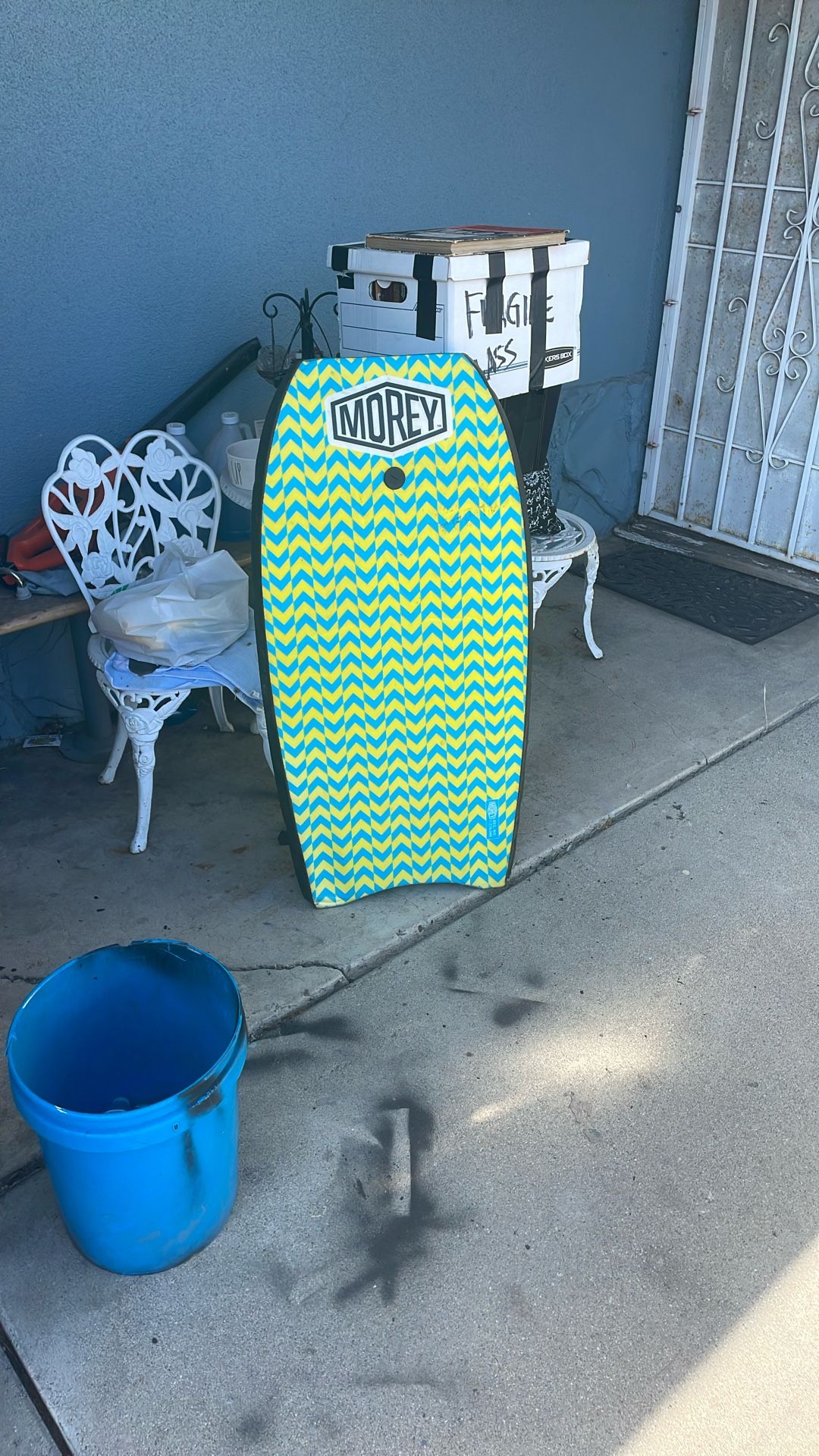 Vintage 2 Morey Boogie Board Bodyboard Mach 9TR Blue Green