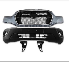 Complete Front Bumper Kit For 2020 2021 2022 Ford Transit Honeycomb Style
