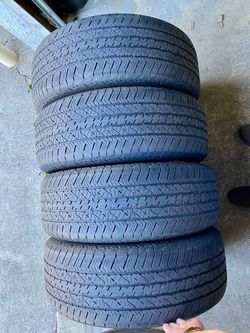4) 275/60/20 Hankook DynaPro AT2 Tires Tread measures 6-7/32 DOT 1921 Light edge wear, common for this model. $275 for 4 I carry other sizes as w