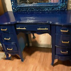 Antique Refurbished Vanity Desk