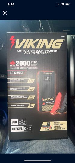 VIKING 2000 PEAK AMP 12 VOLT