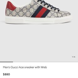 Brand New Never Worn Gucci Shoes 