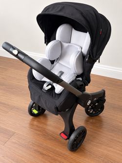 NEW Baby Stroller, Lightweight Foldable Newborn Travel Carrier Stroller, with 3 Modes, Adjustable Handle, 5-Point Safety Harness, Black