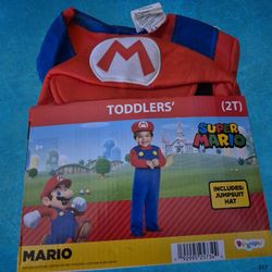 Super Mario Toddler Costume Size 2T