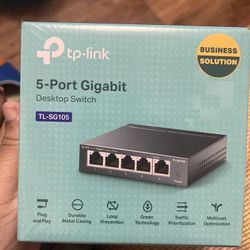 TP-Link TL-SG105 5-Port Gigabit Desktop Switch