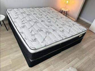 King Mattress king pillowtop mattress set FREE BOXSPRING