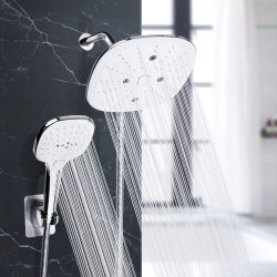 🚿 Luxury VADIV Dual Shower Head System – Hotel Spa Experience! 🚿