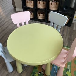 IKEA Children’s Table And Chairs