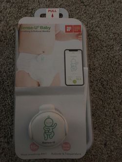 Sense-U baby breathing and rollover monitor