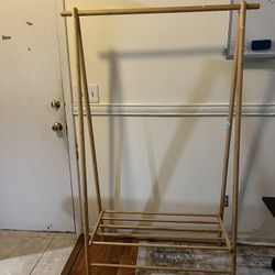 Wooden Clothing Rack