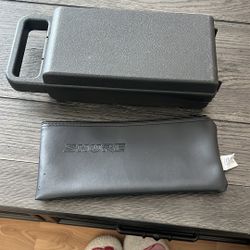 Generic Single Microphone Hard Travel/Storage case/Shure Black Carrying Case Set