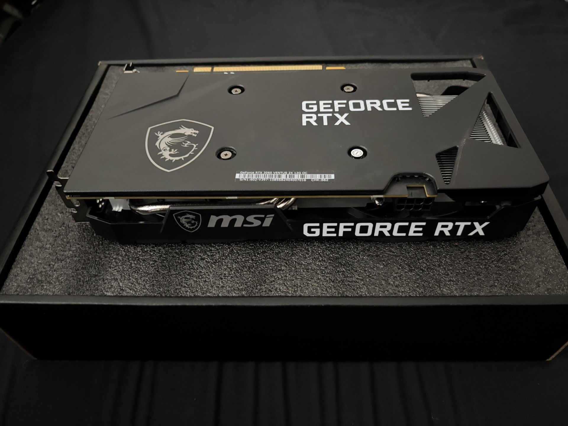 MSI GeForce RTX 3060 12GB (OC edition)