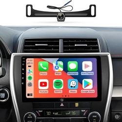 10.2" Car Stereo Radio for Toyota Camry 2015 2016 2017 - Wireless CarPlay Android Auto | 5G WiFi GPS Navigation | IPS HD Touchscreen | Bluetooth/FM/SW