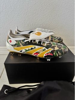 BAPE x Adidas Predator Elite FT Cleats Size 9