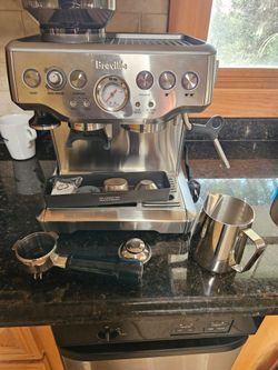 Breville barista express. Breville espresso machine.