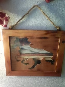 Framed Horse Picture