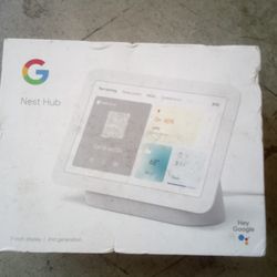 Google Nest Hub 2nd generation
