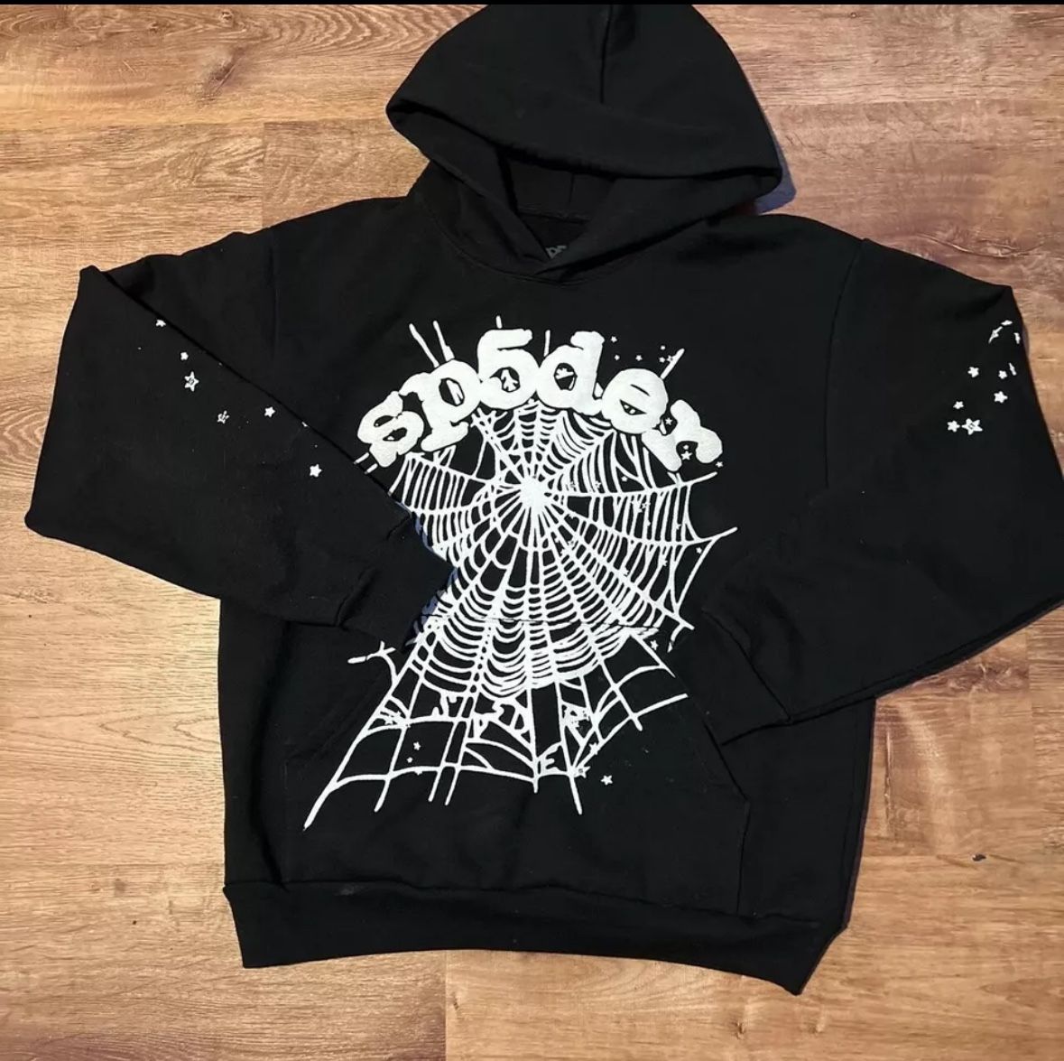 Spider/ Sp5der Black OG Web Hoodie