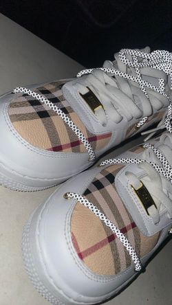Nike Air Force 1 Burberry Custom Sneakers