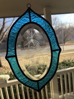 Beveled glass sun catcher