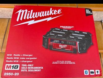 Milwaukee new radio pack out Bluetooth