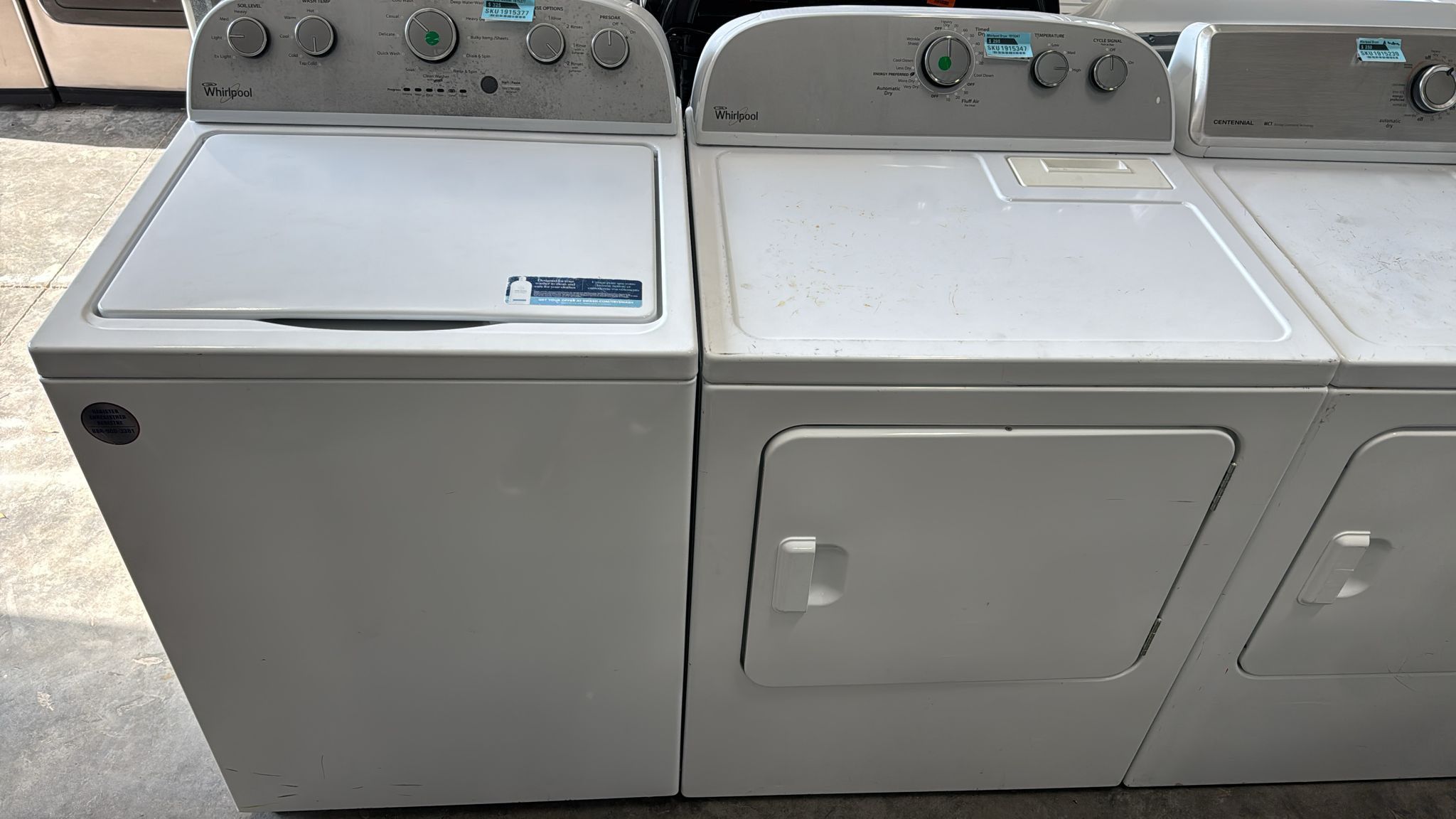 Washer And Dryer