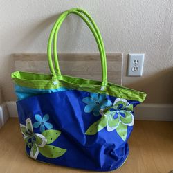 2bags 1- Duffel 1-W/Giant Beach ,Teacher ,Yoga bag”🧘upright Tote Floral Waterproof Multiple Compartments 