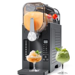 Slushie Machine No Ice Needed, Slushy Machine for Home, Frozen Drink Black