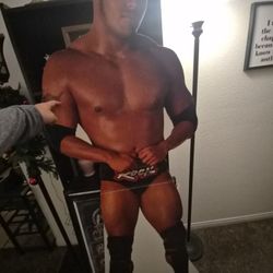Wwe The Rock Life Size Cut Out 