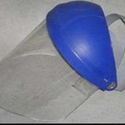 New Face shield pin-lock head gear.