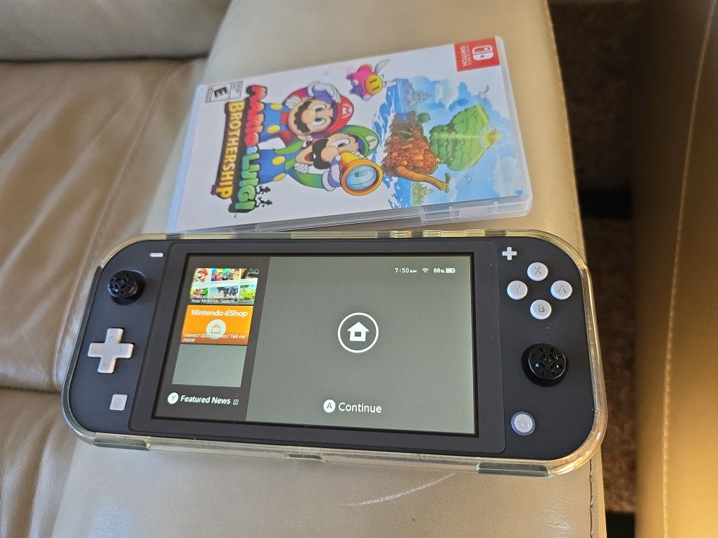 Nintendo Switch Lite and Mario & Luigi Brothership