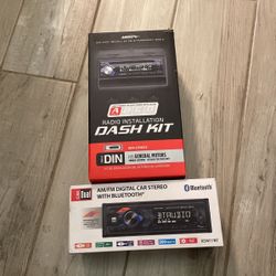Car Stereo With Bluetooth And Dash Kit 
