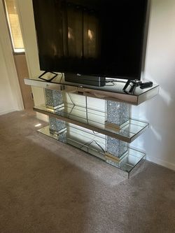 Mirror tv stand