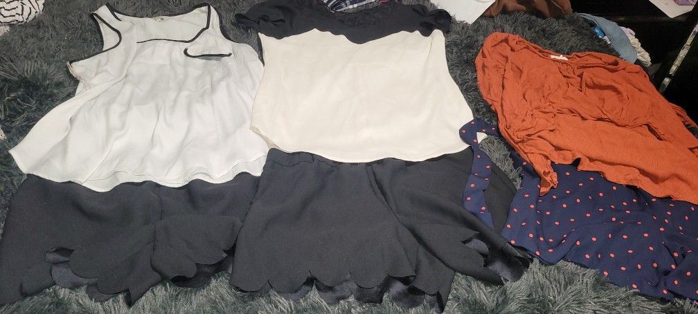 4 Conjuntos De Short Y Un Vestido