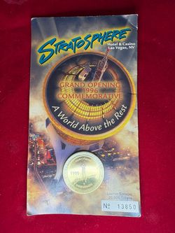 Stratosphere Hotel Casino 1996 Grand Opening Commemorative Token