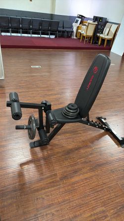 Marcy Adjustable Weight Bench with Leg Developer