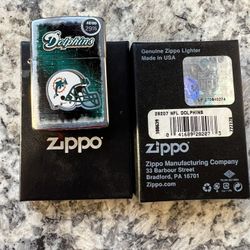 2012 Miami Dolphins Zippo