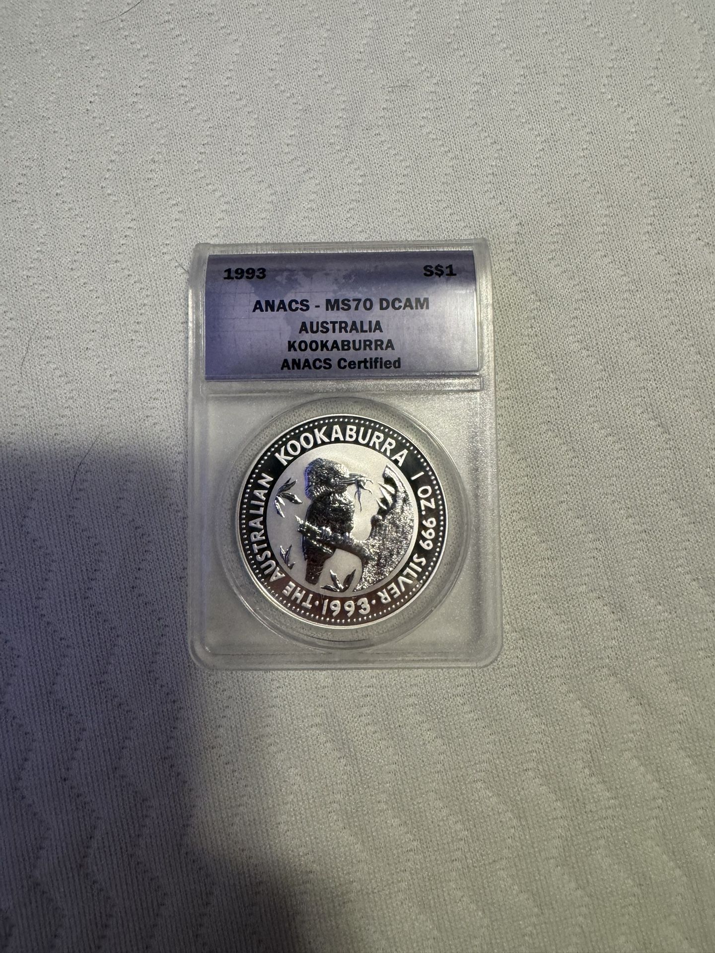 1993 Anacs Ms70 Dcam Australia Kookaburra