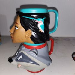 Vintage Disney POCAHONTAS Vinyl Cups