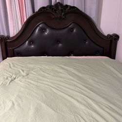 Queen Bed /Mattress, Not Included