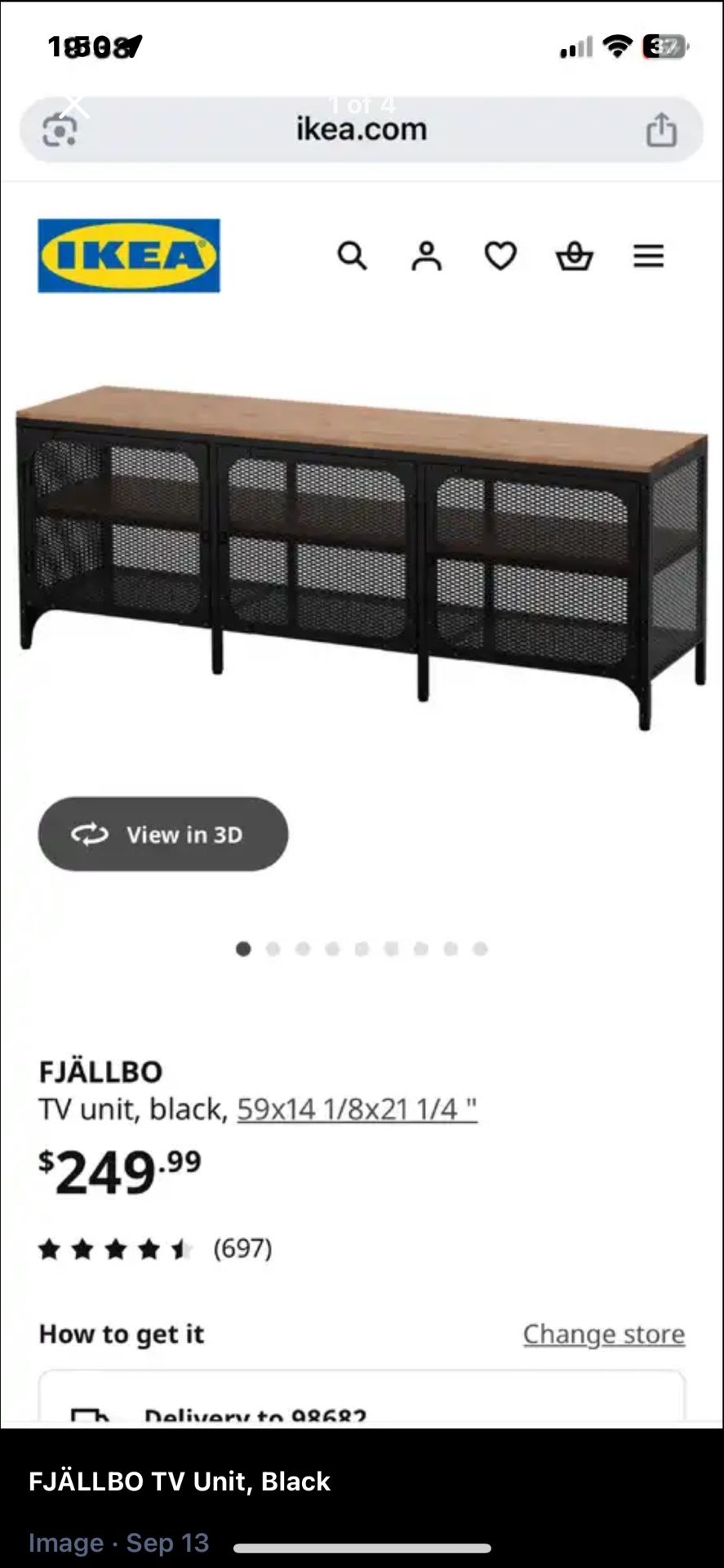 FJALLBO TV stand