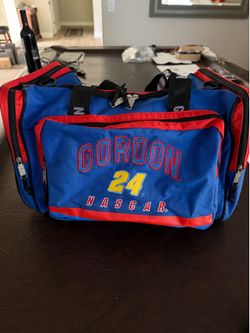 NASCAR Jeff Gordon duffel bag with strap