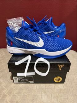 MENS SIZE 10 NIKE KOBE 6 PROTRO DODGERS