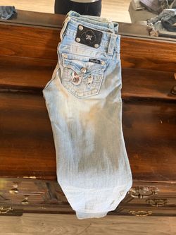 Miss Me Light Wash Embellished Jeans